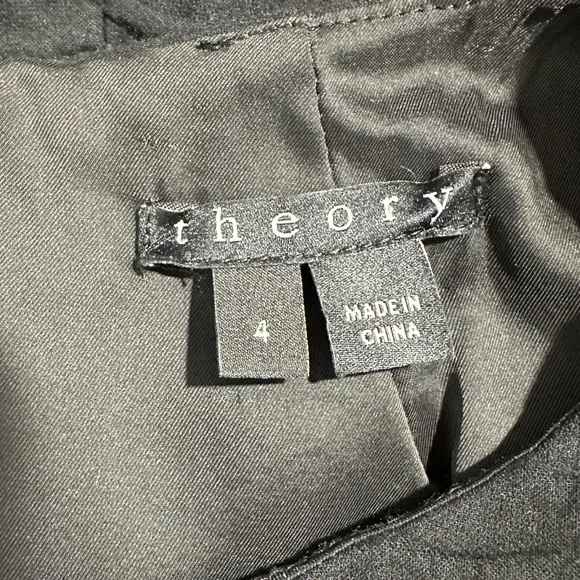 ⭐️Theory Shift 2 Wendt Textured Black Dress [CL3-17] - Picture 6 of 7